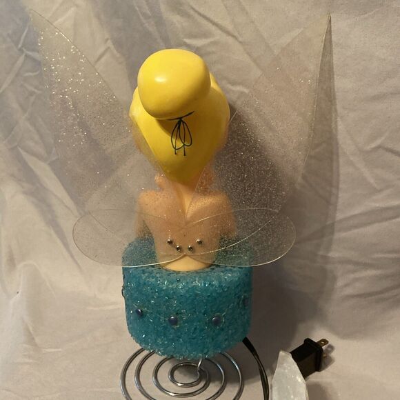 Disney Tinkerbell Lamp Table Desk Bedroom Fairy 11" Night Light - Picture 4 of 7